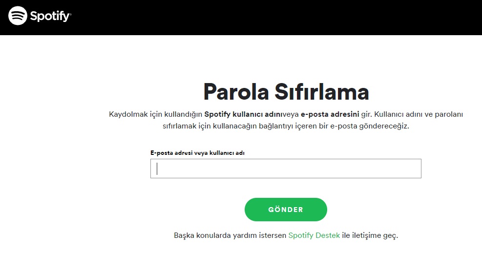 Spotify Şifresi Nasıl Değiştirilir